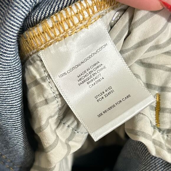 Cabi 100% Bf Boyfriend Distressed Cotton
Jeans Style 4152 Size 4 Nwot - Picture 11 of 11